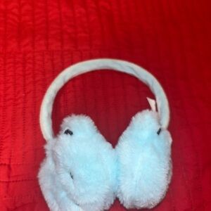 Cozy Blue Fluffy Earmuffs